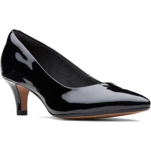 Clarks Women’s Linvale Jerica Pump(Black Patent Leather)