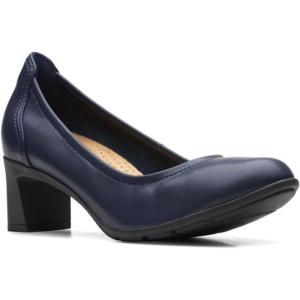 Clarks Women’s Neiley Pearl Sandals(Navy Leath)