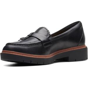 Clarks Women’s Westlynn Bella Loafers(Black Black Leather)