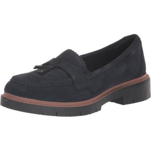 Clarks Women’s Westlynn Bella Loafers(Navy Suede)