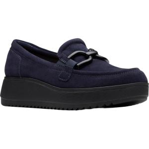 Clarks Womens Zylah Top(Navy Suede)