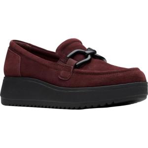 Clarks Womens Zylah Top(Plum Suede)