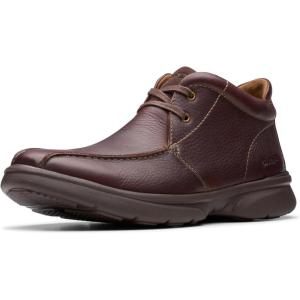 Clarks mens Bradley Up(Dark Brown)