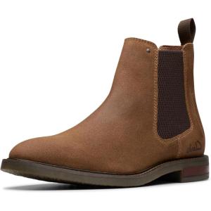 Clarks mens Jaxen Easy(Cola Suede)