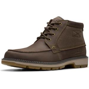 Clarks mens Maplewalk Moc(Brown Leather)