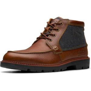 Clarks mens Maplewalk Moc(Tan Tumble)