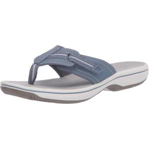 Clarks womens Brinkley Jazz(Blue Grey Synthetic)