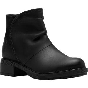 Clarks womens Hearth Sofia(Black Leather)
