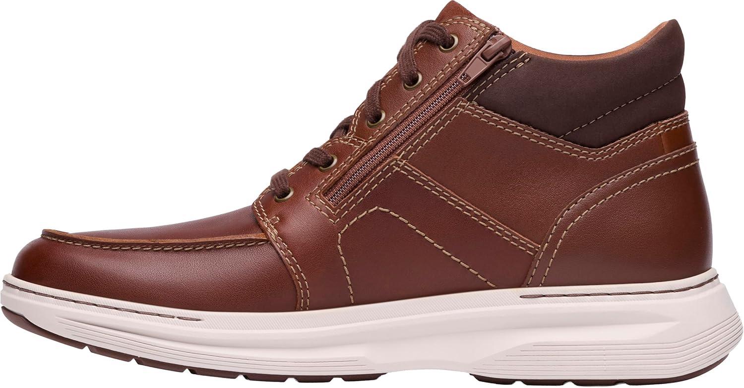 imageClarks Mens Craftwell MidDark Tan Leather