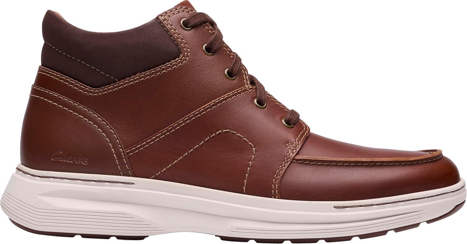 imageClarks Mens Craftwell MidDark Tan Leather