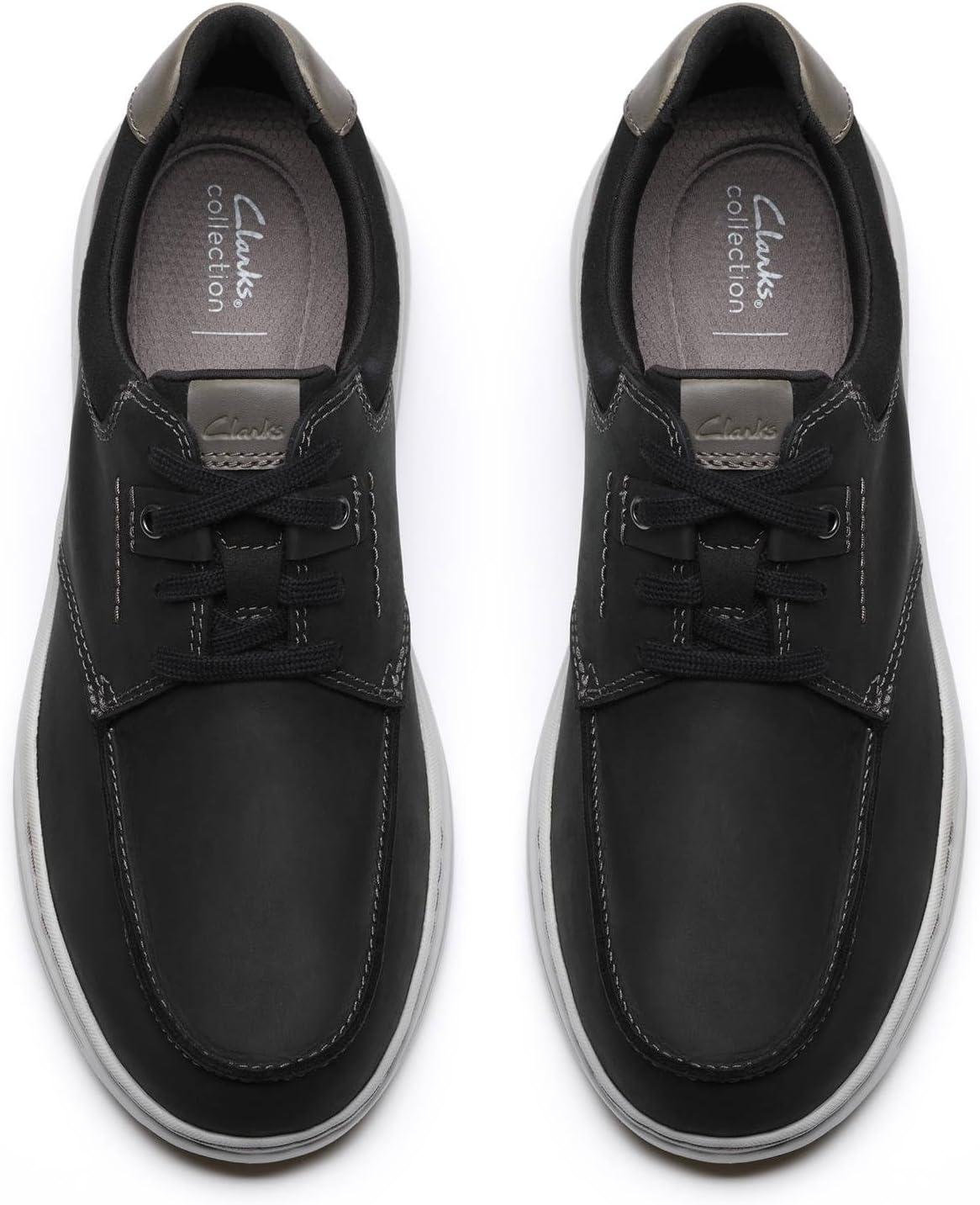 imageClarks Mens Craftwell Moc SneakerBlack Leather