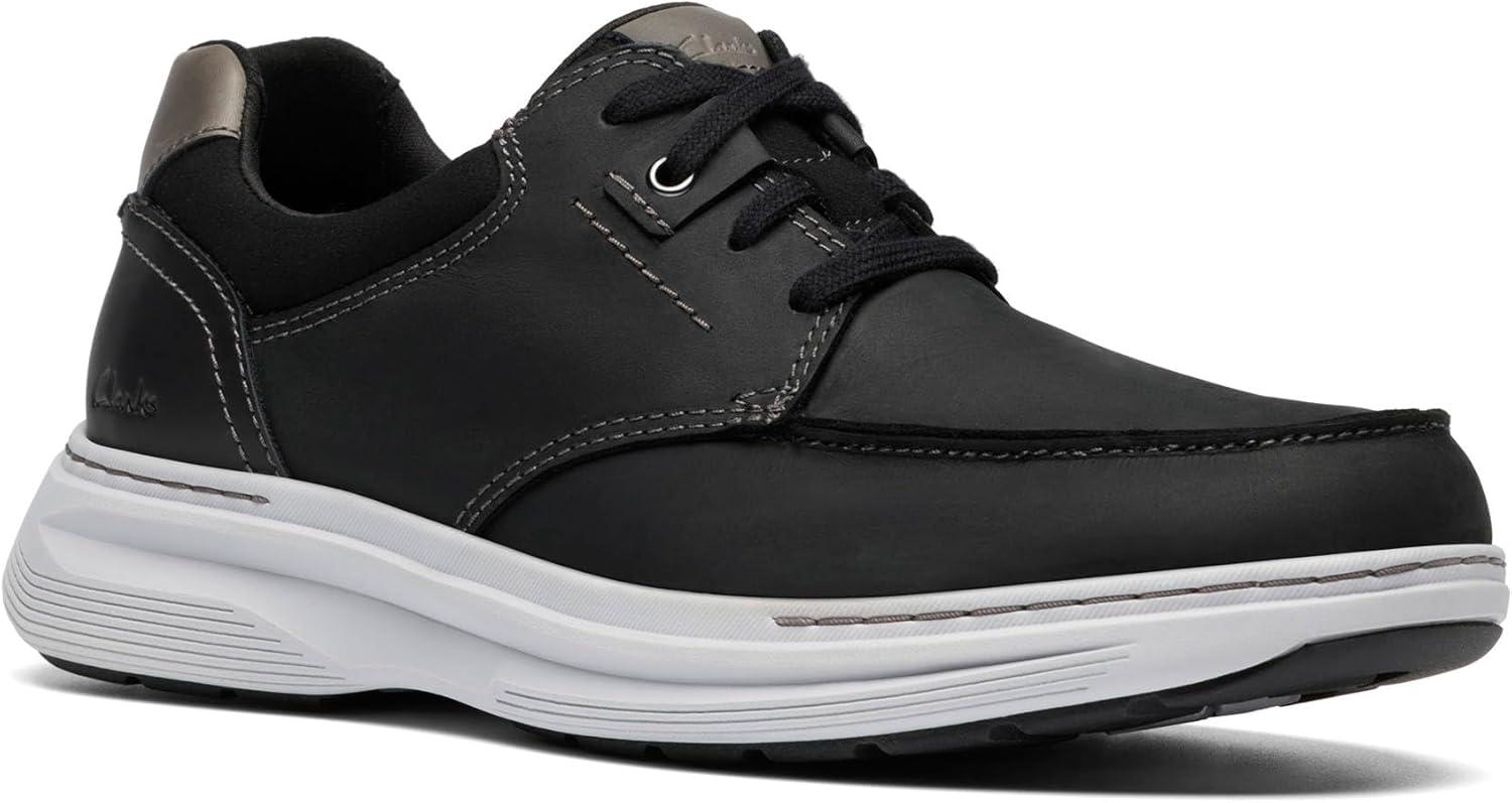 imageClarks Mens Craftwell Moc SneakerBlack Leather