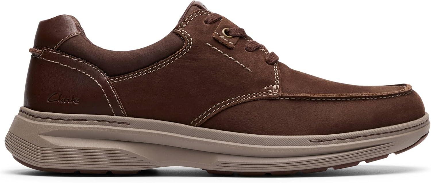 imageClarks Mens Craftwell Moc SneakerDark Brown Nubuck