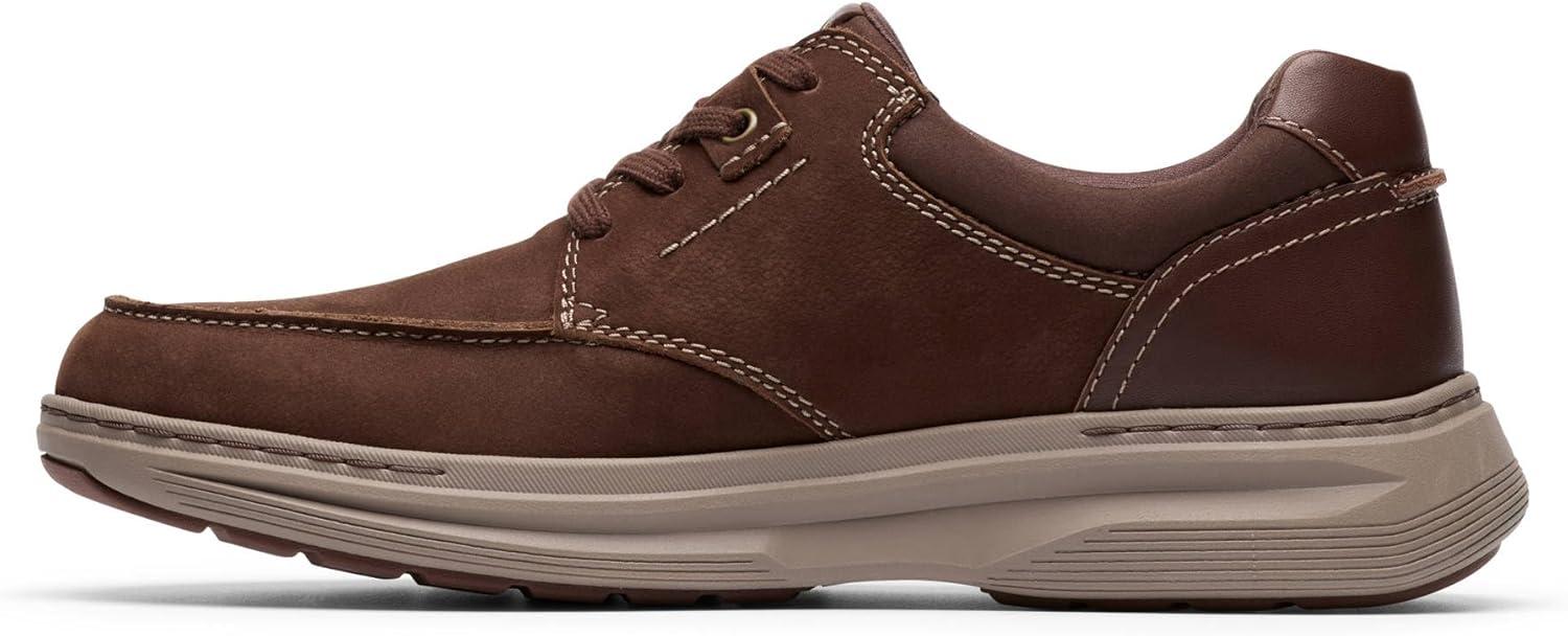 imageClarks Mens Craftwell Moc SneakerDark Brown Nubuck