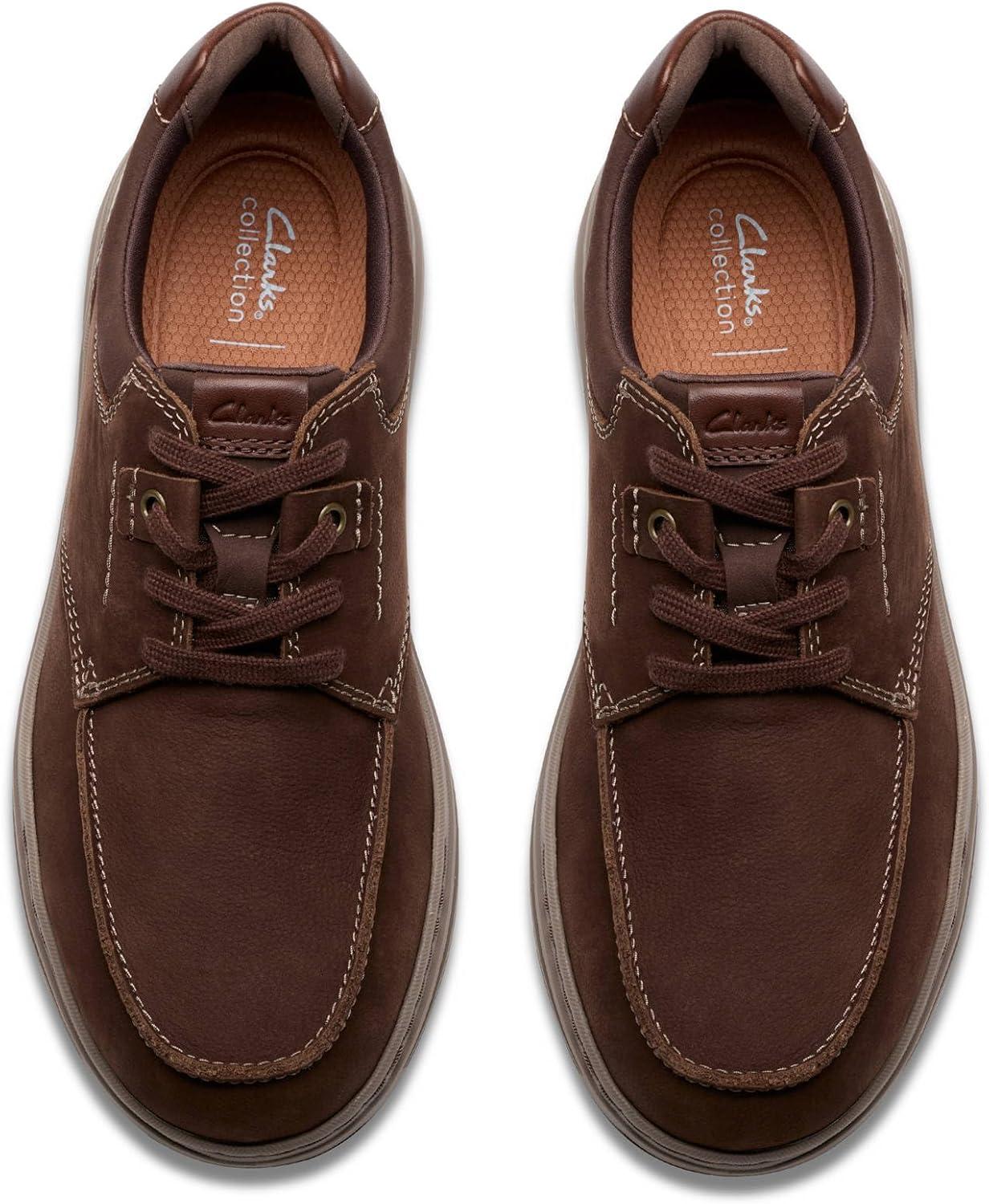 imageClarks Mens Craftwell Moc SneakerDark Brown Nubuck