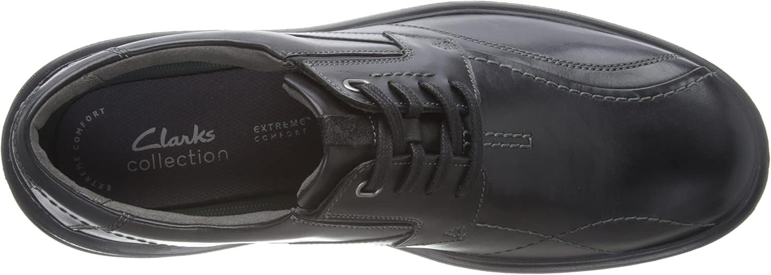 imageClarks Mens Gessler LaceBlack Black Leather