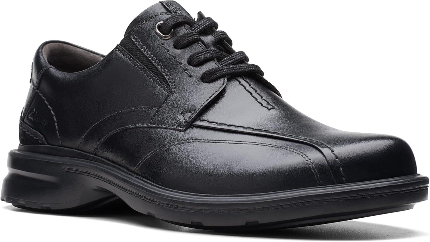 imageClarks Mens Gessler LaceBlack Leather
