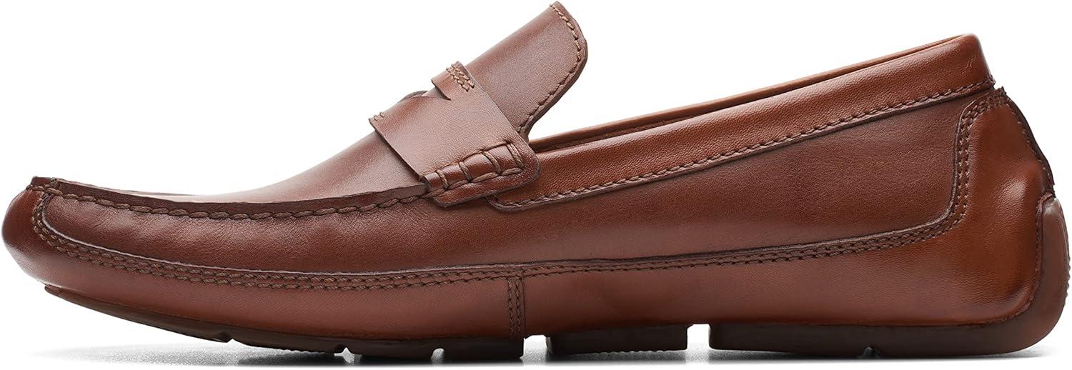 imageClarks Mens Markman Way MoccasinDark Tan Lea