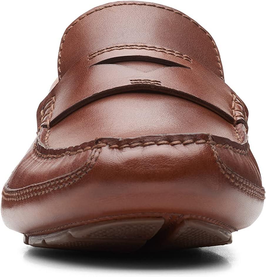 imageClarks Mens Markman Way MoccasinDark Tan Lea