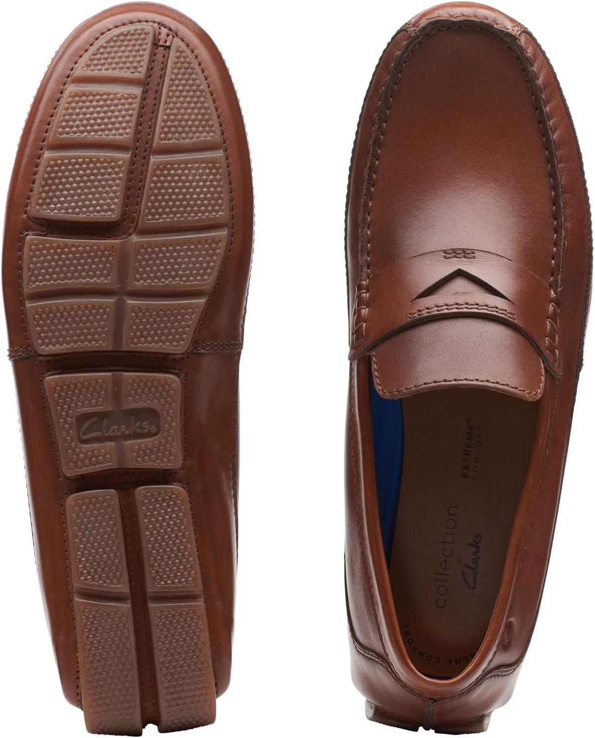 imageClarks Mens Markman Way MoccasinDark Tan Leather