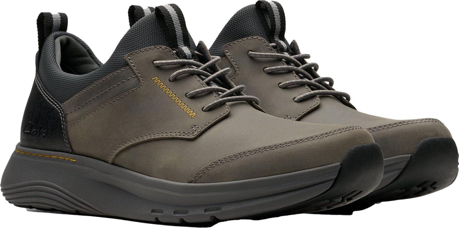 imageClarks Mens Motion Trek EzGrey Leather