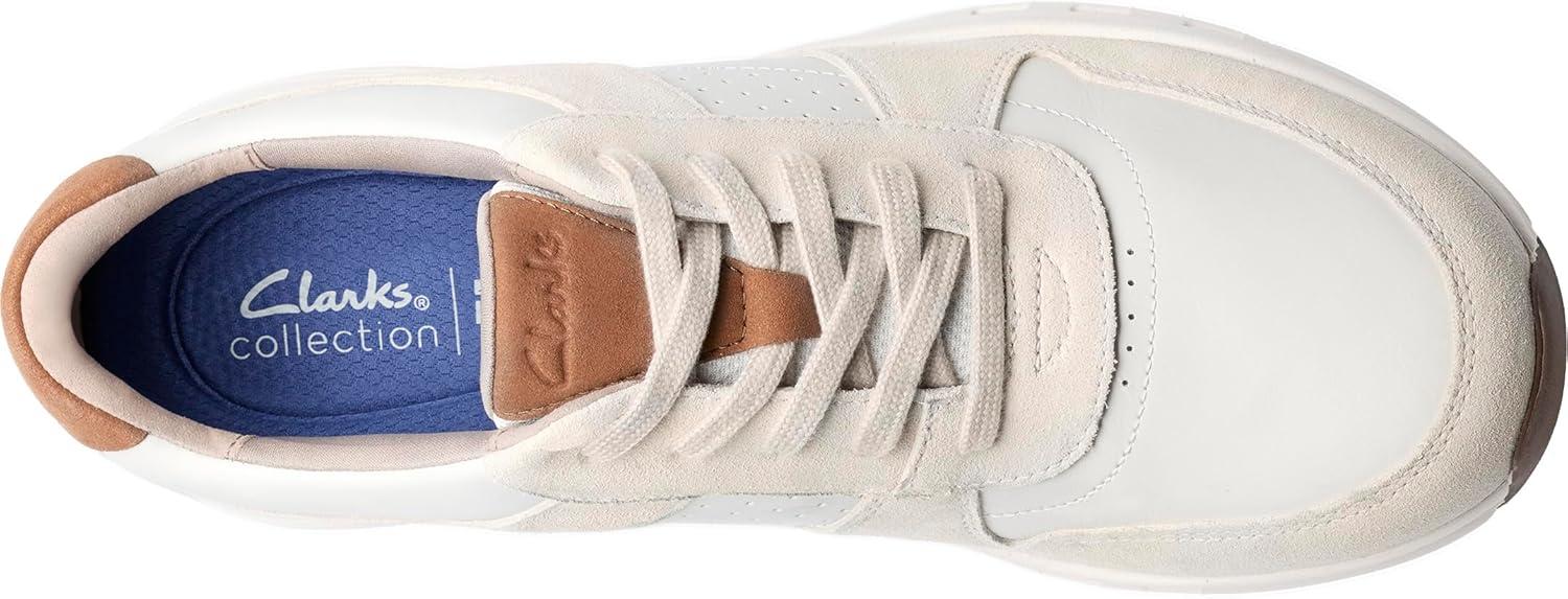 imageClarks Mens Motion Trek Go SneakerIvory Combi