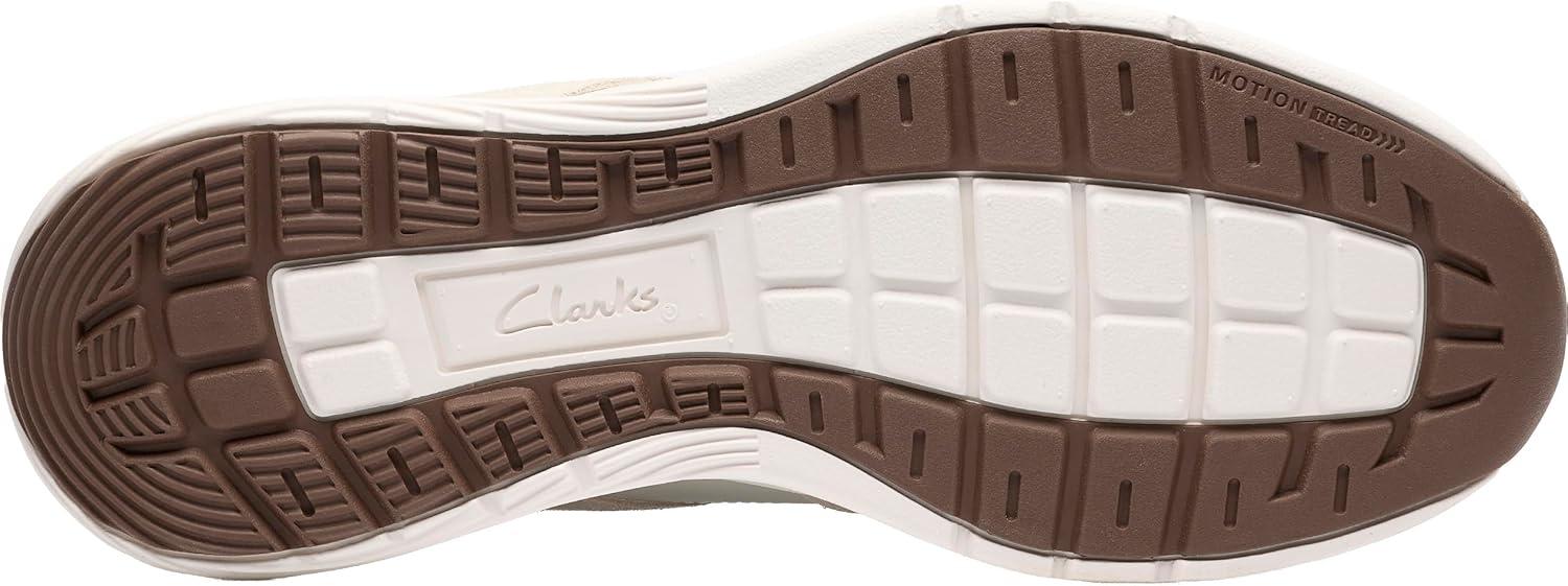 imageClarks Mens Motion Trek Go SneakerIvory Combi