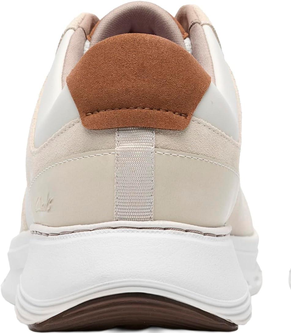 imageClarks Mens Motion Trek Go SneakerIvory Combi