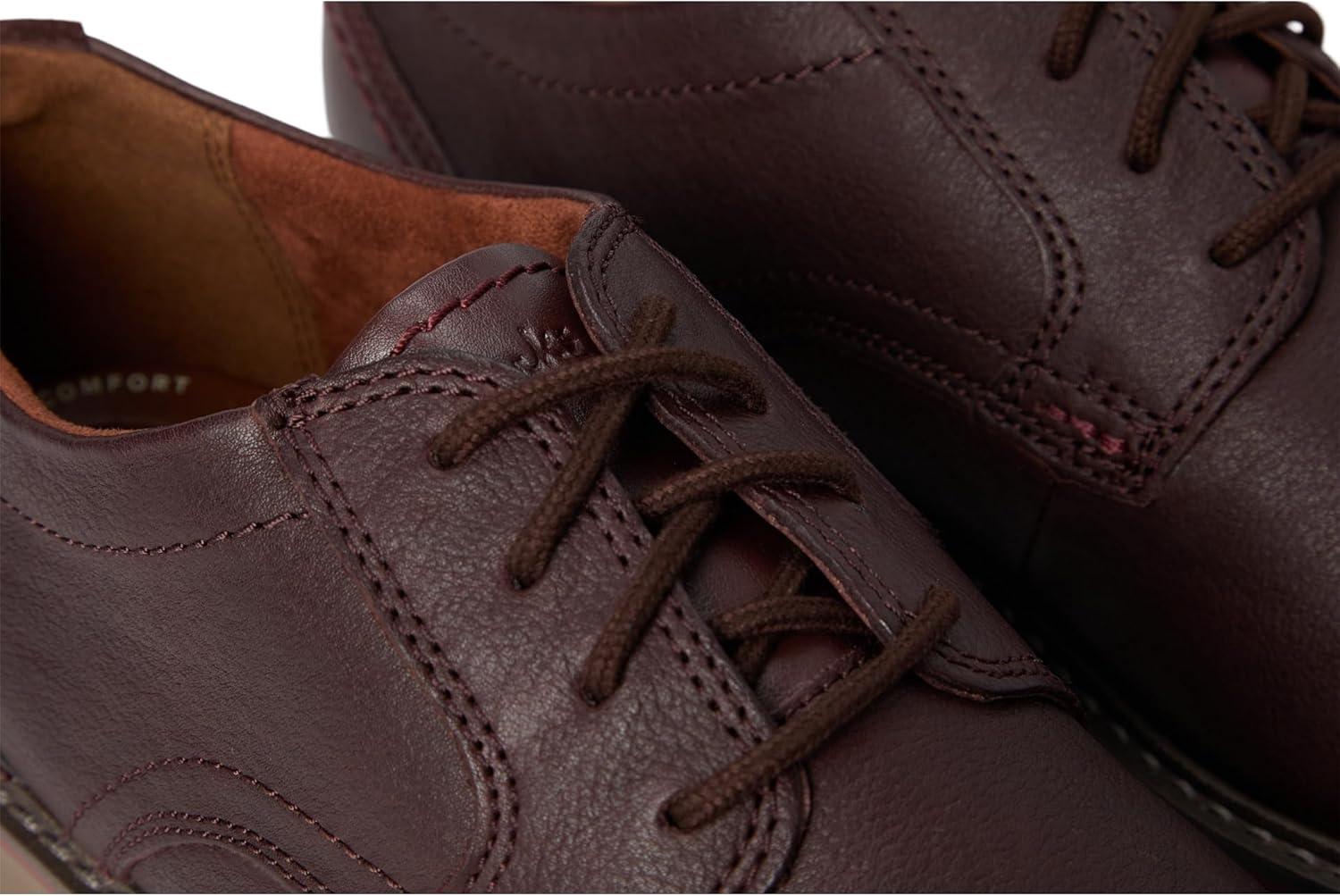 imageClarks Mens Radcliff LowMahogany Combi Leather