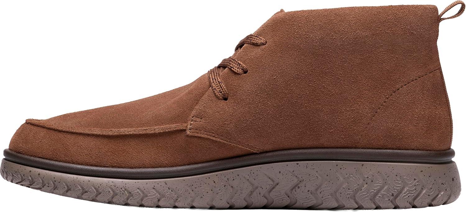 imageClarks Mens RelaxLite Moc Ankle BootCola Suede