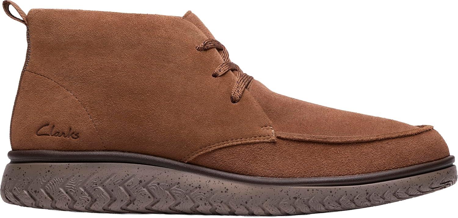 imageClarks Mens RelaxLite Moc Ankle BootCola Suede