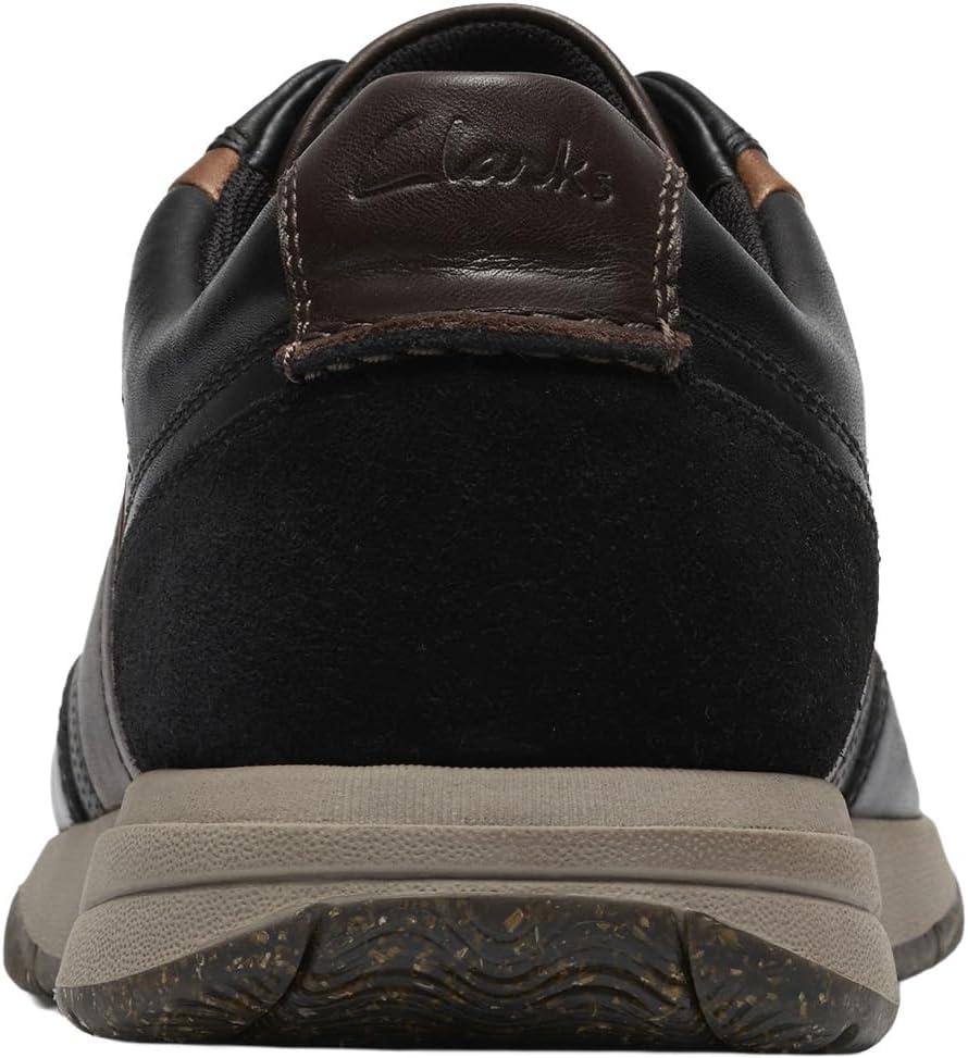 imageClarks Mens Townview Style SneakerBlack Leather