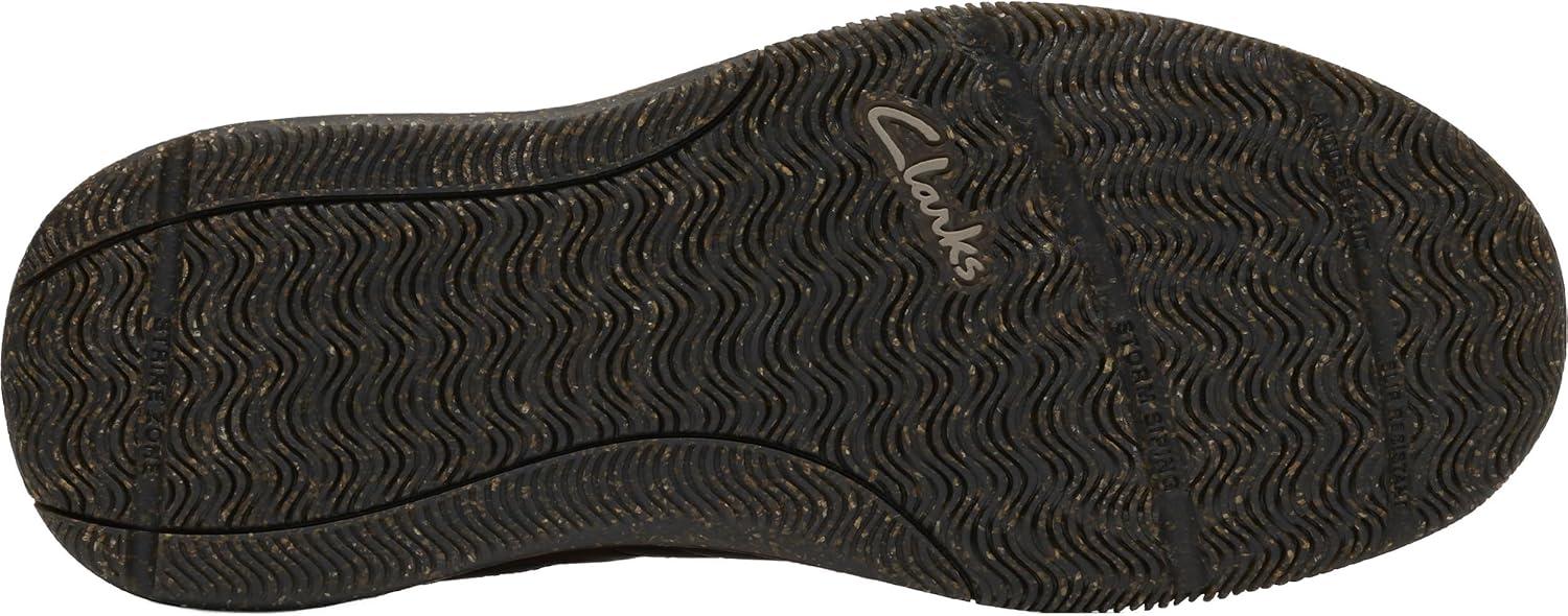 imageClarks Mens Townview Style SneakerBlack Leather