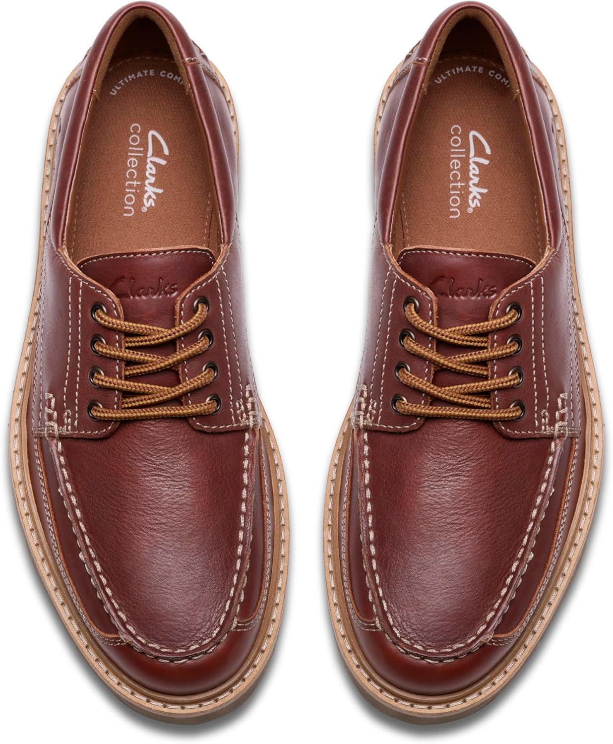 imageClarks Mens Weltridge MocDark Tan Leather