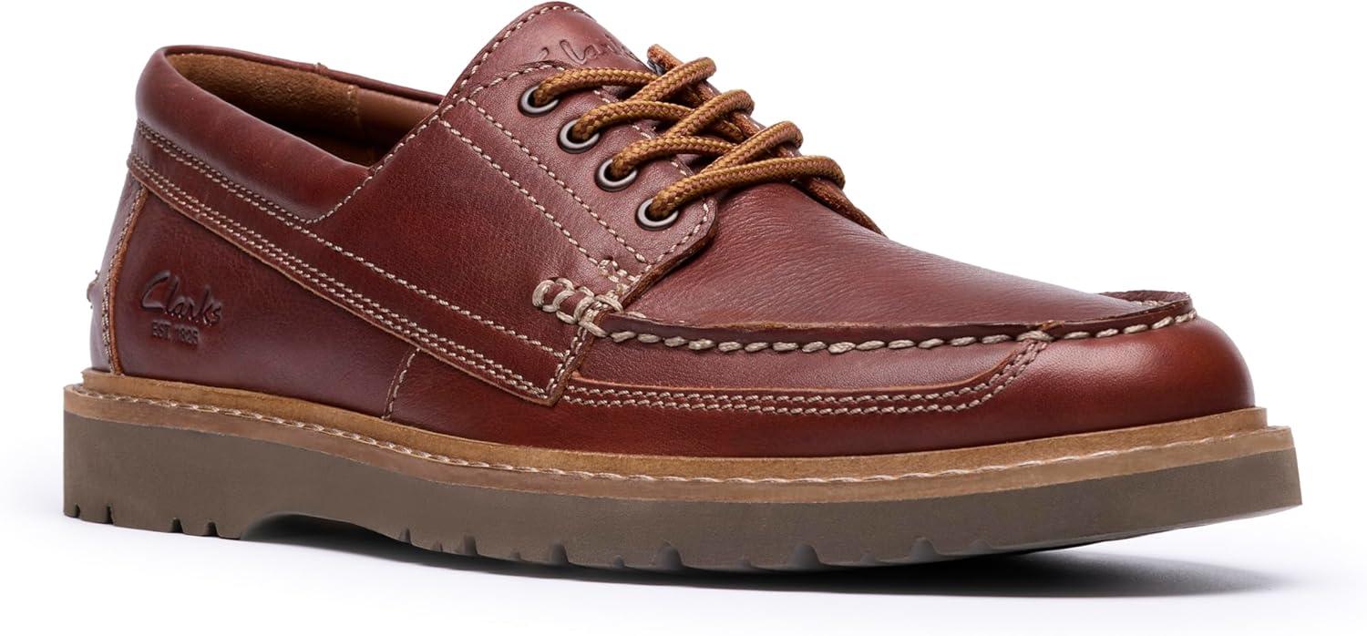 imageClarks Mens Weltridge MocDark Tan Leather