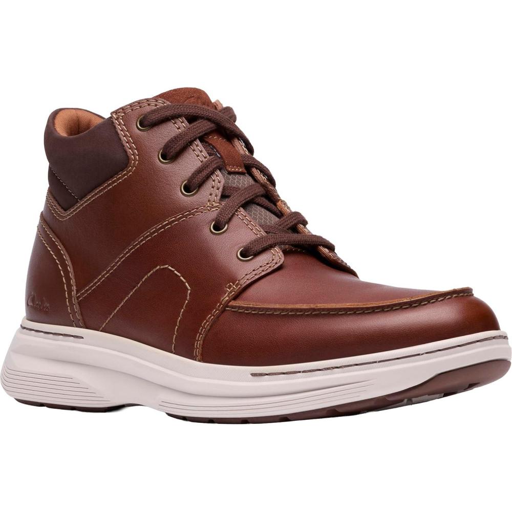 imageClarks Mens Craftwell MidDark Tan Leather