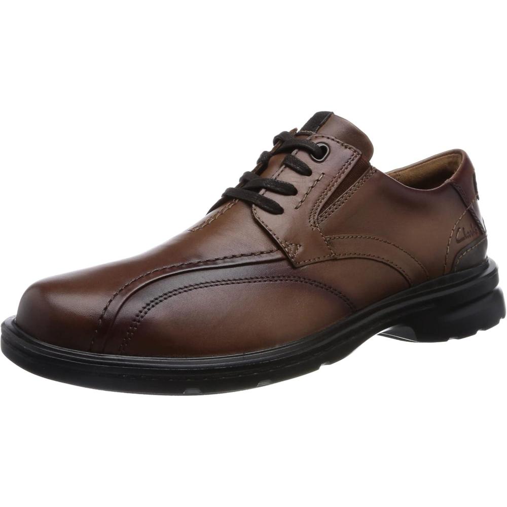 imageClarks Mens Gessler LaceDark Tan Lea