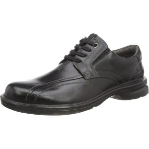 Clarks Mens Gessler Lace(Black Black Leather)