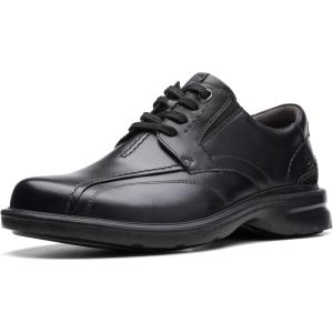 Clarks Mens Gessler Lace(Black Leather)
