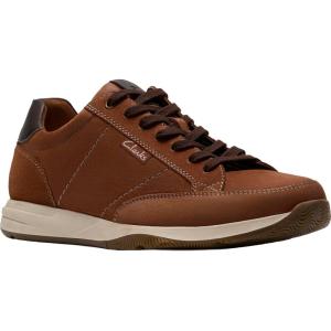 Clarks Mens Townview Lace(Tan Leather)