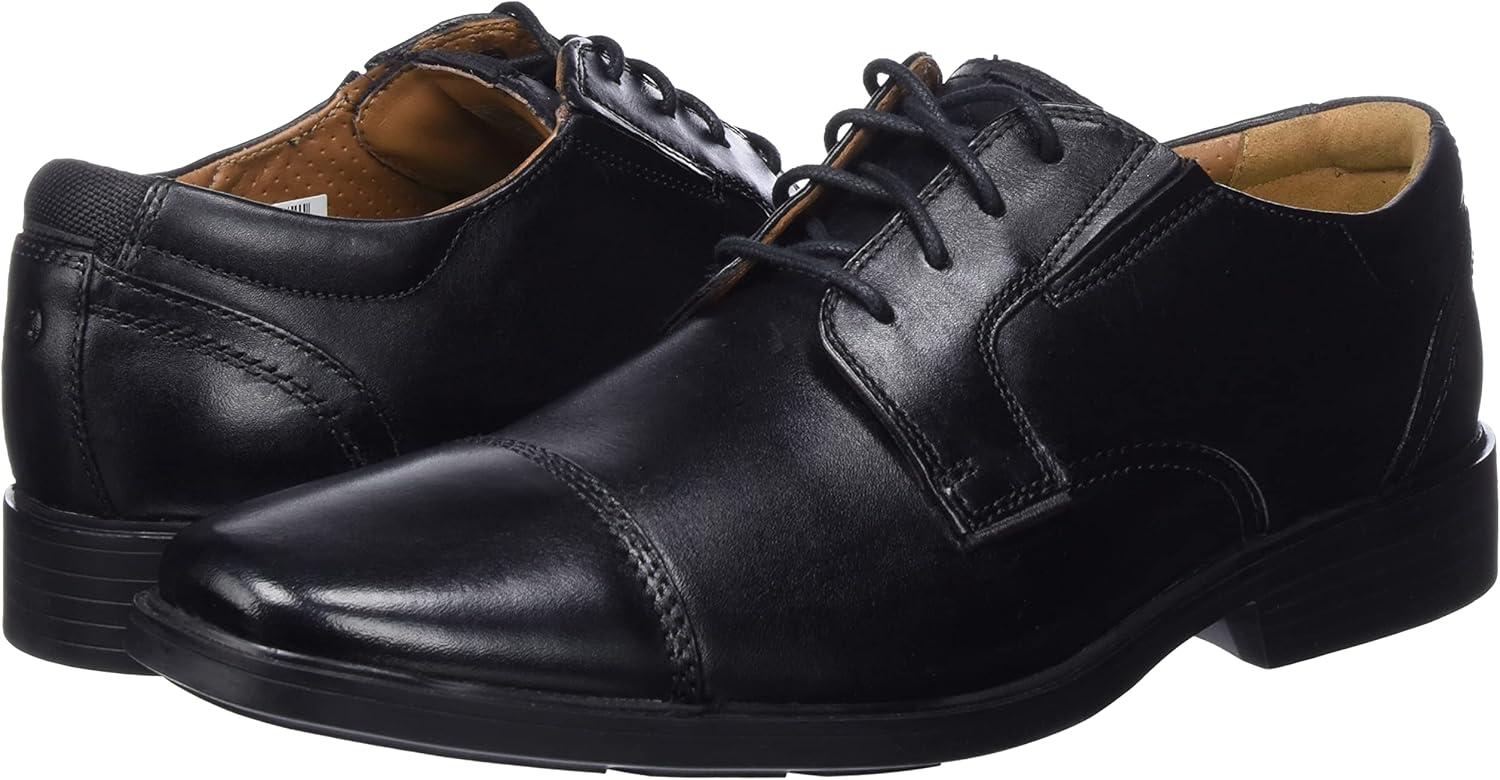 imageClarks Mens Clarkslite CapBlack Black Leather