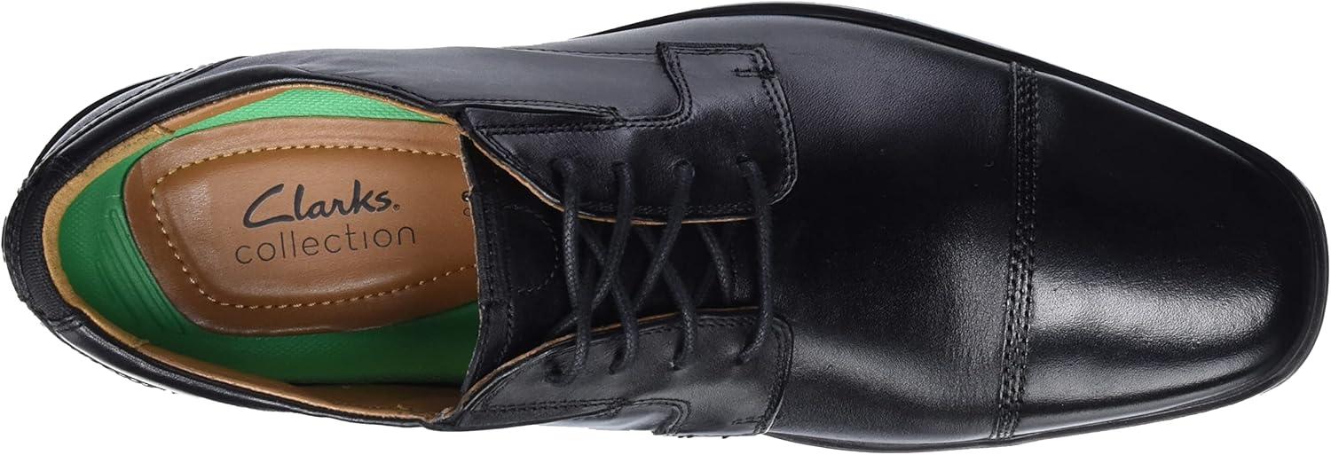 imageClarks Mens Clarkslite CapBlack Black Leather