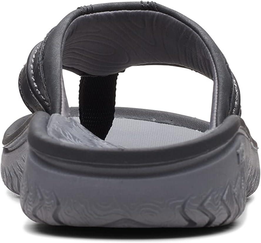 imageClarks Mens Wesley Post FlipFlopBlack Synthetic