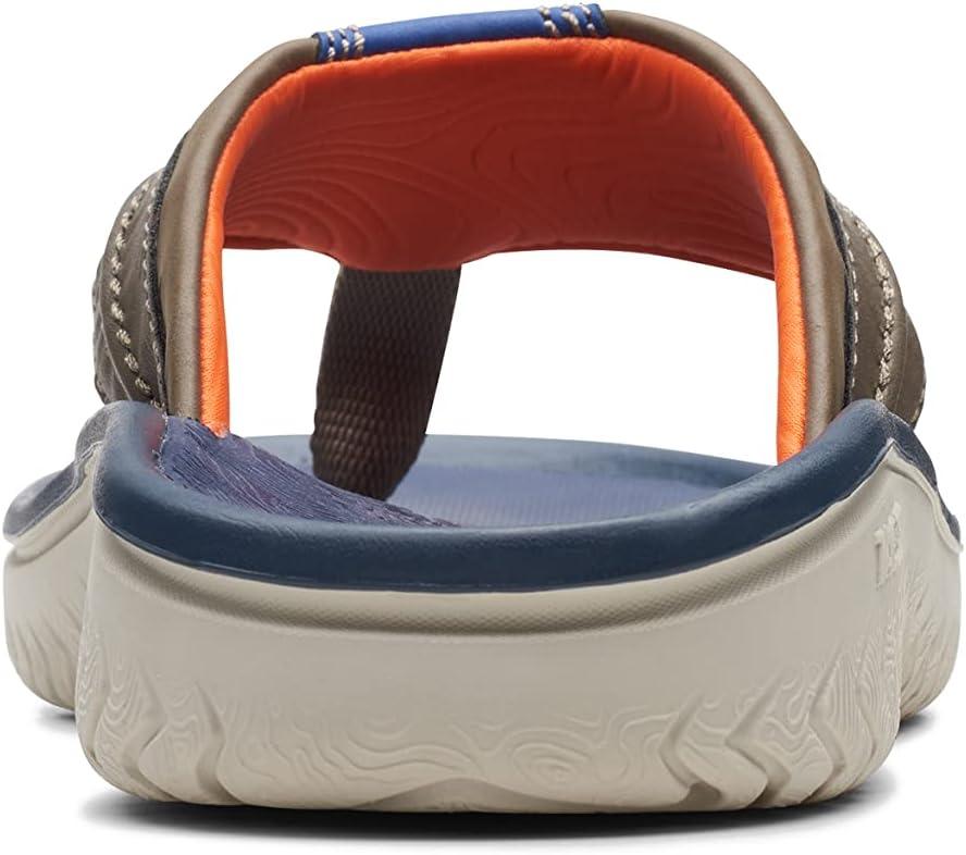 imageClarks Mens Wesley Post FlipFlopDesert Synthetic