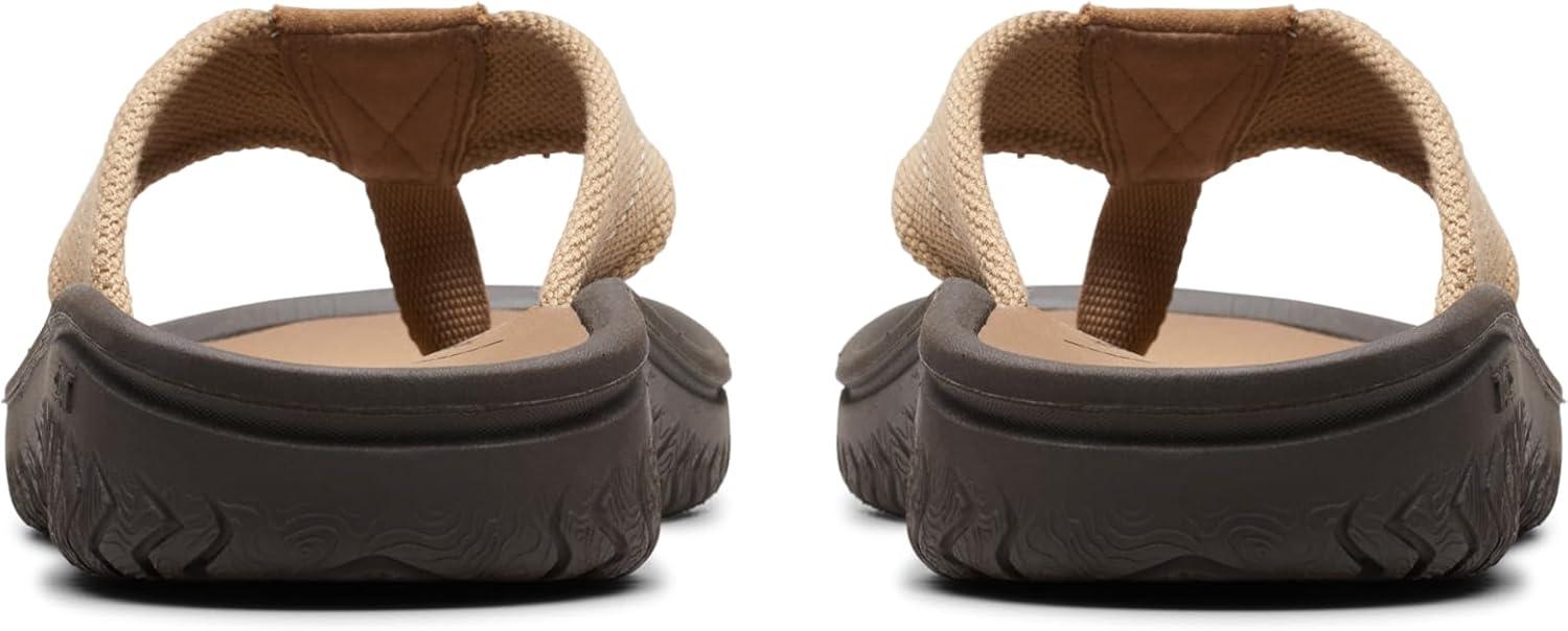 imageClarks Mens Wesley Post FlipFlopDesert Textile