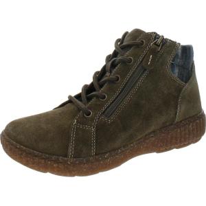 Clarks womens Caroline Park(Olive Suede)