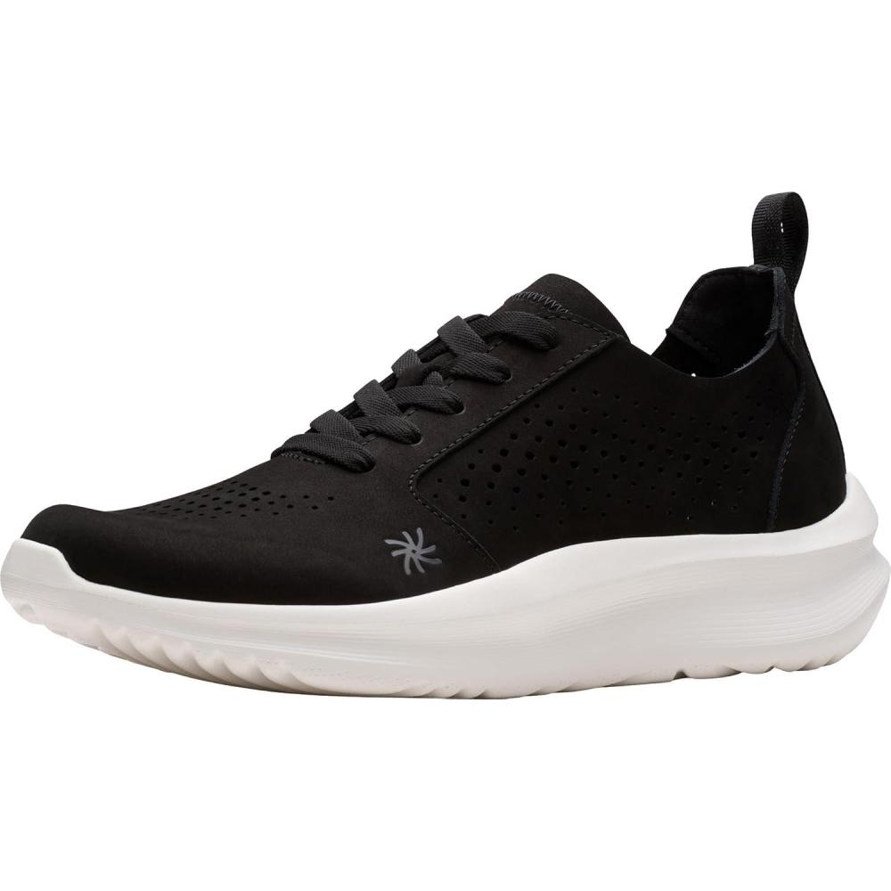 imageClarks Womens Solevana Style CloudSteppers SneakersBlack Nubuck