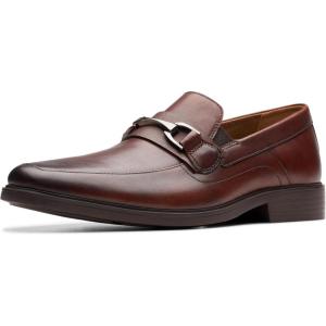 Clarks Men’s Clarkslite Bit Loafer(Mahogany Leather)
