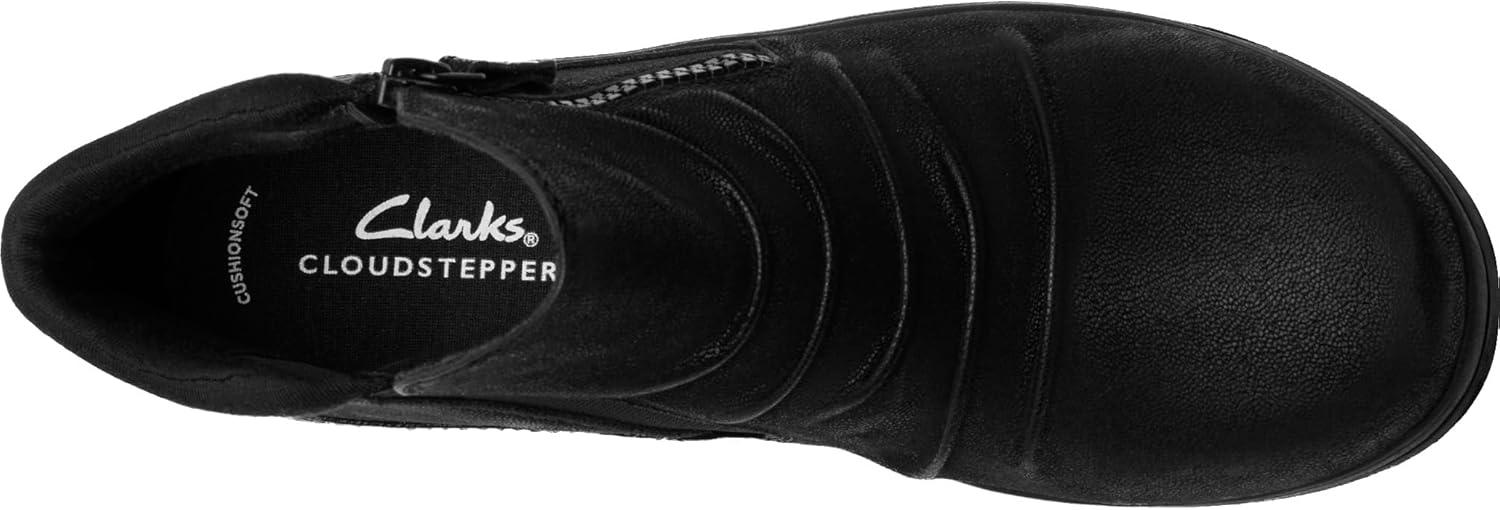 imageClarks Womens Breeze Path Cloudsteppers Ankle BootsBlack Textile