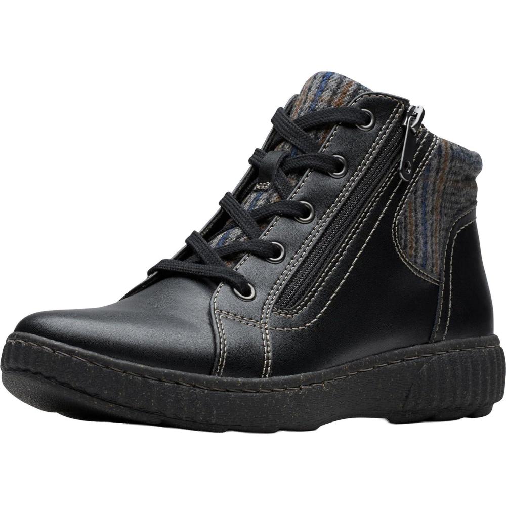 imageClarks womens Caroline SpiceBlack Leather